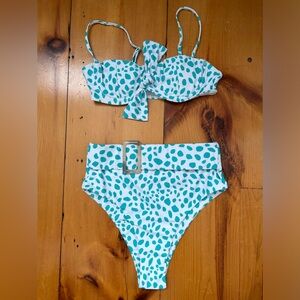 Swimsuit polka dot - 3 piece